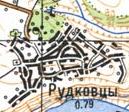 Topographic map of Rudkivtsi