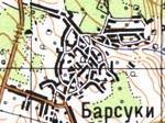Topographic map of Borsuky