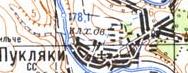 Топографічна карта Пукляок
