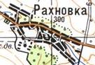 Topographic map of Rakhnivka