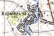 Топографическая карта Кормильчи