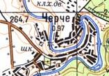Topographic map of Cherche