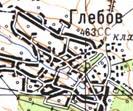 Topographic map of Glibiv