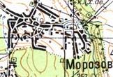 Topographic map of Moroziv