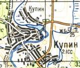 Topographic map of Kupyn