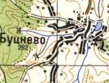 Топографічна карта Буцневого