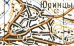 Topographic map of Yuryntsi