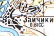 Топографічна карта Зайчиок