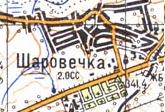 Топографическая карта Шаровечки