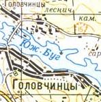 Topographic map of Golovchyntsi
