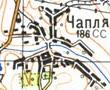 Топографическая карта Чапли