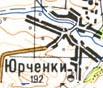 Топографічна карта Юрченок