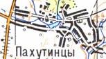 Topographic map of Pakhutyntsi