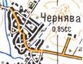 Топографическая карта Чернявы