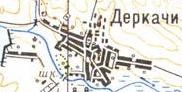 Topographic map of Derkachi
