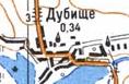 Топографічна карта Дубищого