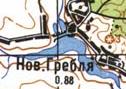 Топографічна карта Нової Гребля
