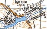 Топографічна карта Баглаїв