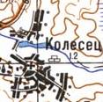 Topographic map of Kolisets