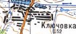 Topographic map of Klyuchivka