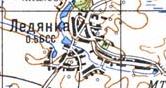 Топографическая карта Ледянки