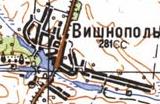 Топографічна карта Вишнополя