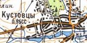 Topographic map of Kustivtsi