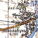 Топографічна карта Новолабуні