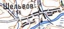 Топографічна карта Шельвова