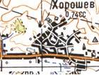 Топографическая карта Хорошева