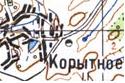 Topographic map of Korytne
