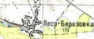 Топографічна карта Лісо-Березівки