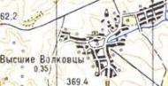 Topographic map of Vyschi Vovkivtsi