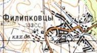 Topographic map of Pylypkivtsi