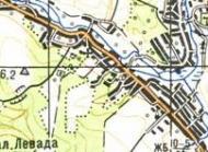 Топографічна карта Старої Пісочної