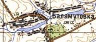Топографічна карта Баламутівки