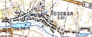 Topographic map of Lozova