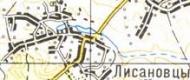Топографічна карта Лисанівців