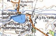 Топографічна карта Кульчинів