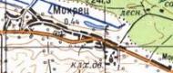 Топографічна карта Мокрця