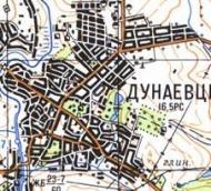 Topographic map of Dunaivtsi