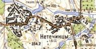 Topographic map of Netechyntsi
