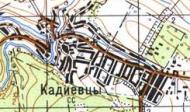 Topographic map of Kadyyivtsi