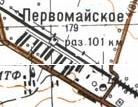 Топографічна карта Первомайського