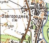 Topographic map of Zavgorodnye