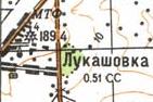 Topographic map of Lukashivka