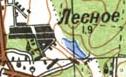 Topographic map of Lisne