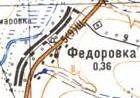 Topographic map of Fedorivka