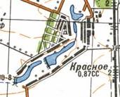 Topographic map of Krasne