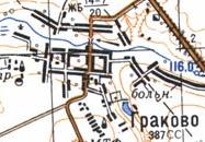 Топографічна карта Гракового